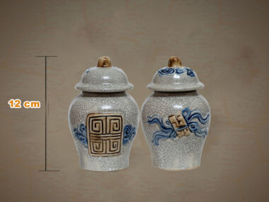 Chóe Cuốn Thư Men Rạn Bát Tràng