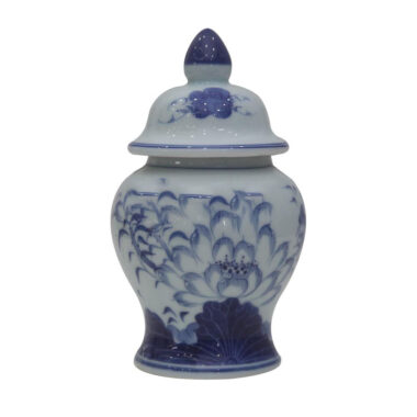 Chóe Thờ Vẽ Sen Men Lam 0.2L