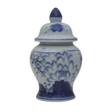 Chóe Thờ Vẽ Sen Men Lam - 2L