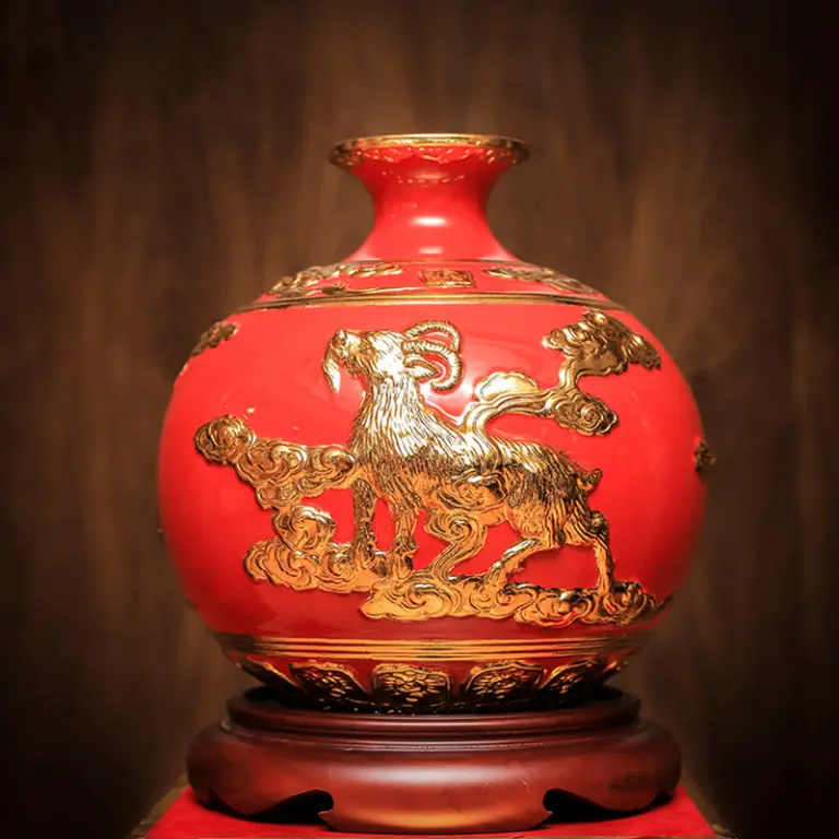 Lộc Linh Tam Hợp Hợi Mão Mùi Màu Đỏ H31