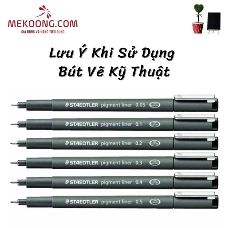 Lưu ý khi sử dụng bút vẽ kỹ thuật