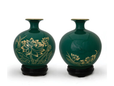 Quà Tặng Bình hoa Minh Long 27 cm - Hạnh Phúc