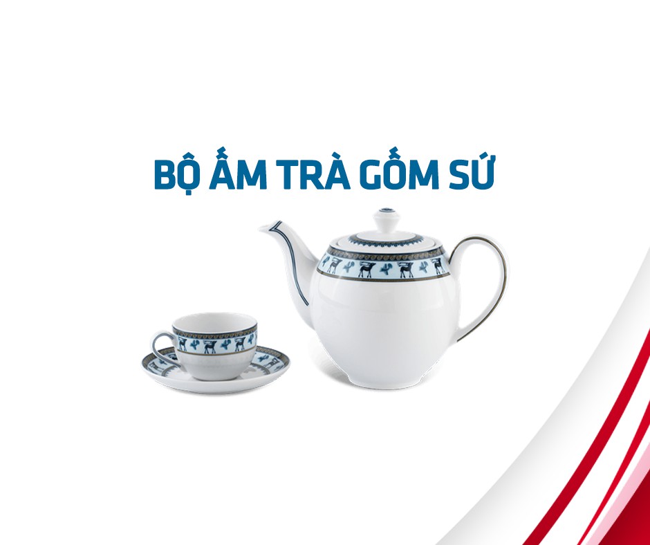 Bộ ấm trà gốm sứ Mekoong banner