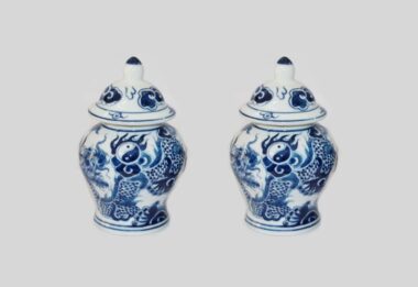 Choé Thờ Men Xanh Bát Tràng Vẽ Rồng