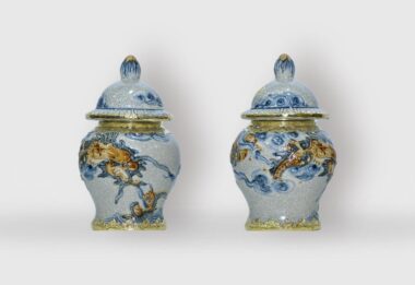 Choé Thờ Men Rạn Bọc Đồng Size Nhỏ