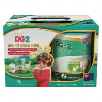 Combo 2 hộp sữa dê công thức DG-2 400g (6 – 36 tháng)