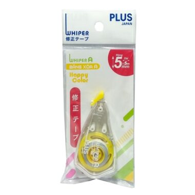 Xóa Kéo 5 mm x 5 m - Plus Whiper A YL 42-V348 - Màu Vàng