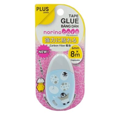 Xóa Kéo 6 mm x 8 m - Plus Norino Coro Blue 54-V137 - Màu Xanh Nhạt