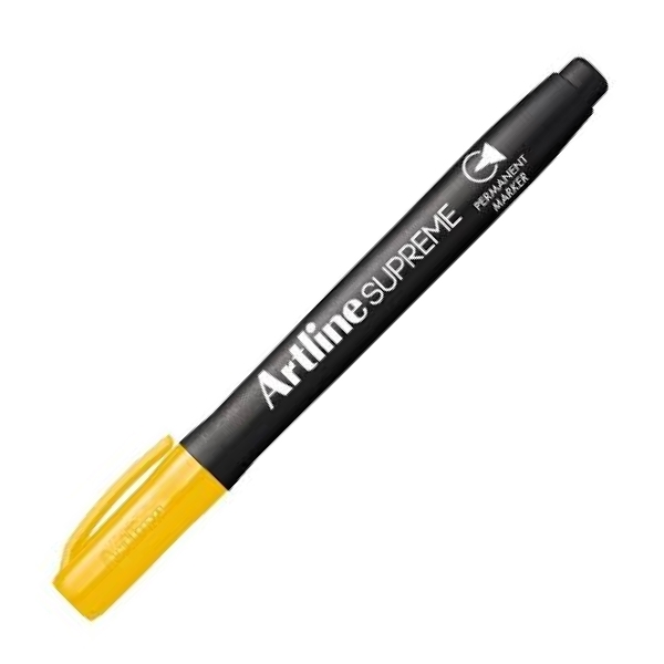 Bút Lông Dầu Marker Artline Supreme 1.0mm - EPF-700 - Màu Vàng