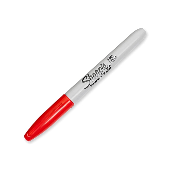 Bút Lông Dầu Flexoffice - Sharpie Fine 30102PP - Đỏ