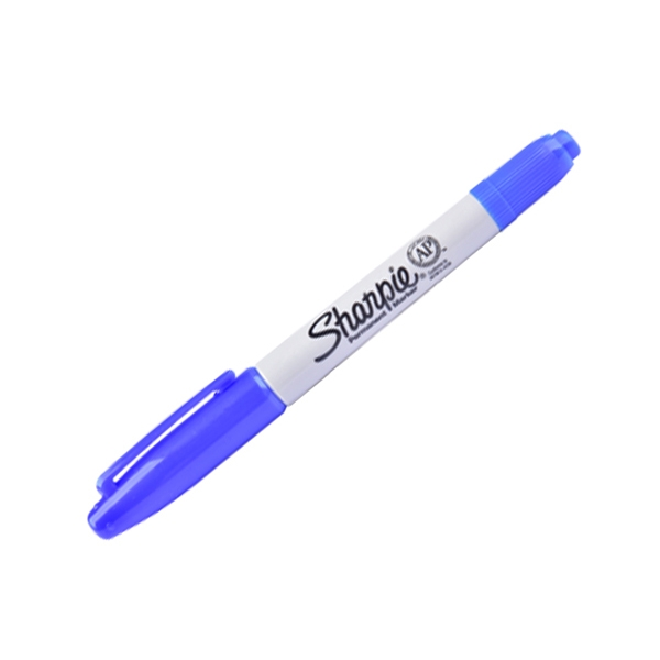 Bút Lông Dầu Flexoffice - Sharpie Twin Tip 32203 - Xanh Dương