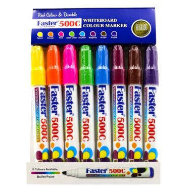 Bộ 8 Bút Lông Bảng 500C - Faster M-F-500C-PBSET