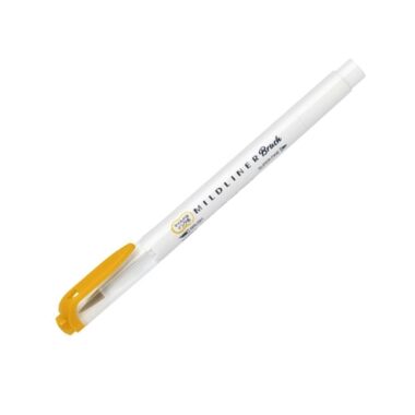 Viết Cọ Nhật Mildliner - Zebra WFT8-MGO - Vàng Kim