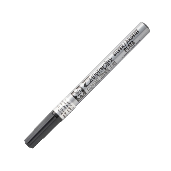 Bút Thư Pháp Sakura Pentouch Calligrapher Fine 1.8mm - Màu Bạc