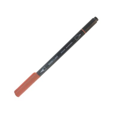 Bút Cọ 2 Đầu Simbalion BF35-131 - Đỏ Ấn Độ