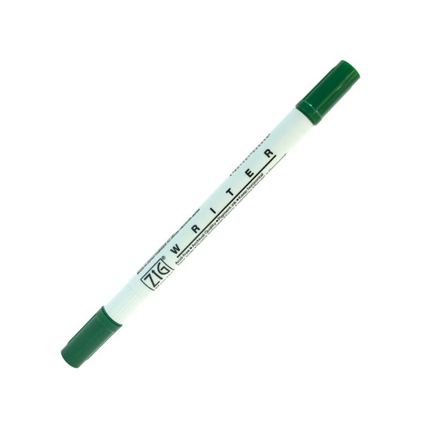 Bút Viết 2 Đầu Kuretake 040 MS-6600 - Xanh Lá