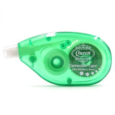Xóa Kéo 5 mm x 10 m - Queen CRT-03 - Màu Xanh Lá