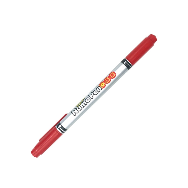 Bút Lông Dầu Monami Twin Name Pen - Mực Đỏ