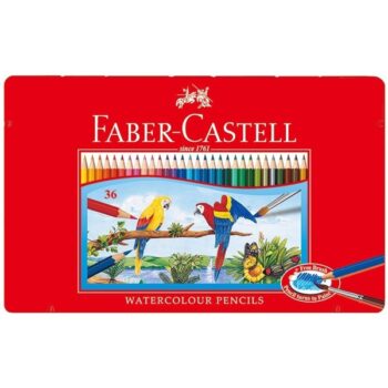 Faber-Castell-Chì Màu Rl Ws Parrot-36 Màu Dài (Hộp Thiếc)