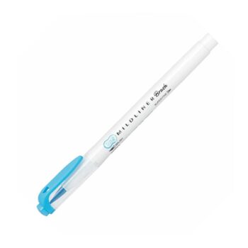 Bút Cọ 2 Đầu Zebra Mildliner Brush WFT8-MCYA – Mild Cyan giá tốt