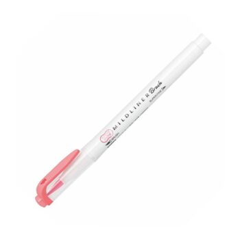 Bút Cọ 2 Đầu Zebra Mildliner Brush WFT8-MCOP – Mild Coral Pink chính hãng