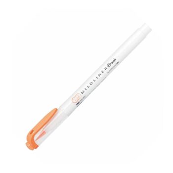 Bút Cọ 2 Đầu Zebra Mildliner Brush WFT8-MAP – Mild Apricot cao cấp