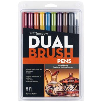 Bộ 10 Bút Cọ 2 Đầu Tombow Dual Brush 56186 cao cấp