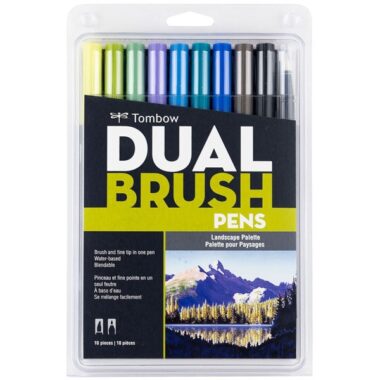 Bộ 10 Bút Cọ 2 Đầu Tombow Dual Brush 56169