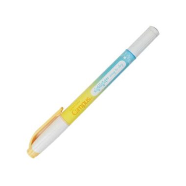 Bút Dạ Quang 2 Đầu Mực Pastel Campus DHL-PA-YBL - Vàng