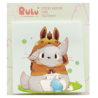 Giấy Note Hình Totoro 75 x 75 mm - Bubu 1335 - Mẫu 2 (70 Tờ)