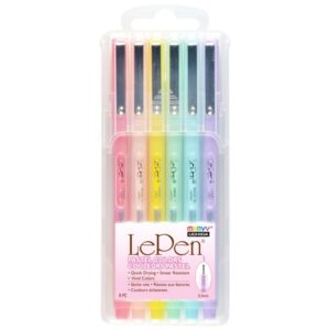 Bộ 6 Bút Lông Kim Màu Pastel Marvy 4300 cao cấp