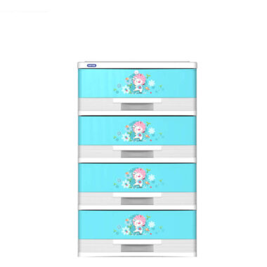 Tủ Nhựa Đại Kiểu No705N/5 - 705N/4 4 Tầng Xanh Duy Tân Mekoong