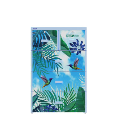 Tủ Nhựa Mina L No915/5 - 915/4 - 4 Ngăn Lá Chim Duy Tân