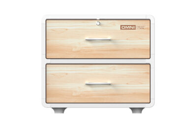 Tủ Nhựa Omni No1366/2 - Tủ OMNI 2N Nâu Trắng Duy Tân Mekoong