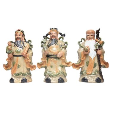 Tượng gốm Tam Đa - Cao 54cm - Gốm Sứ Bát Tràng | Mekoong