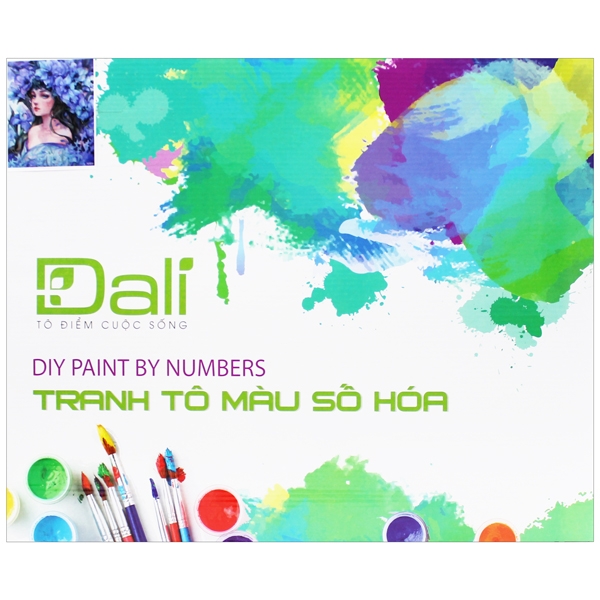 Tranh Tô Màu Số Hóa 50 x 40 cm – Dali N009 giá rẻ