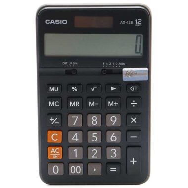 Máy Tính Văn Phòng Casio AX - 12B - W-DC
