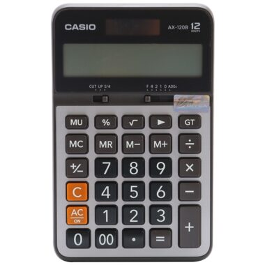 Máy Tính Văn Phòng Casio AX - 120B - W-DC