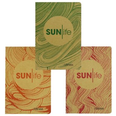 Tập Sinh Viên 4 Ly Ngang 200 Trang ĐL 60g/m2 - - Bìa Kraft SunLife (Mẫu Màu Giao Ngẫu Nhiên)