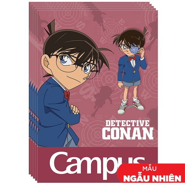 Vở Conan Mystery – B5 Kẻ Ngang Có Chấm 200 Trang ĐL 70g/m2 – Campus NB-BCNM200 (Mẫu Màu Giao Ngẫu Nhiên)