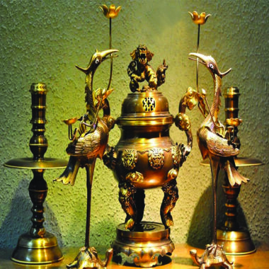 BỘ NGŨ SỰ BẰNG ĐỒNG 60CM 30KG