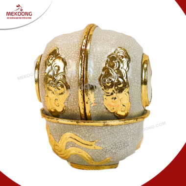 Bát Thờ Men Rạn Dát Vàng