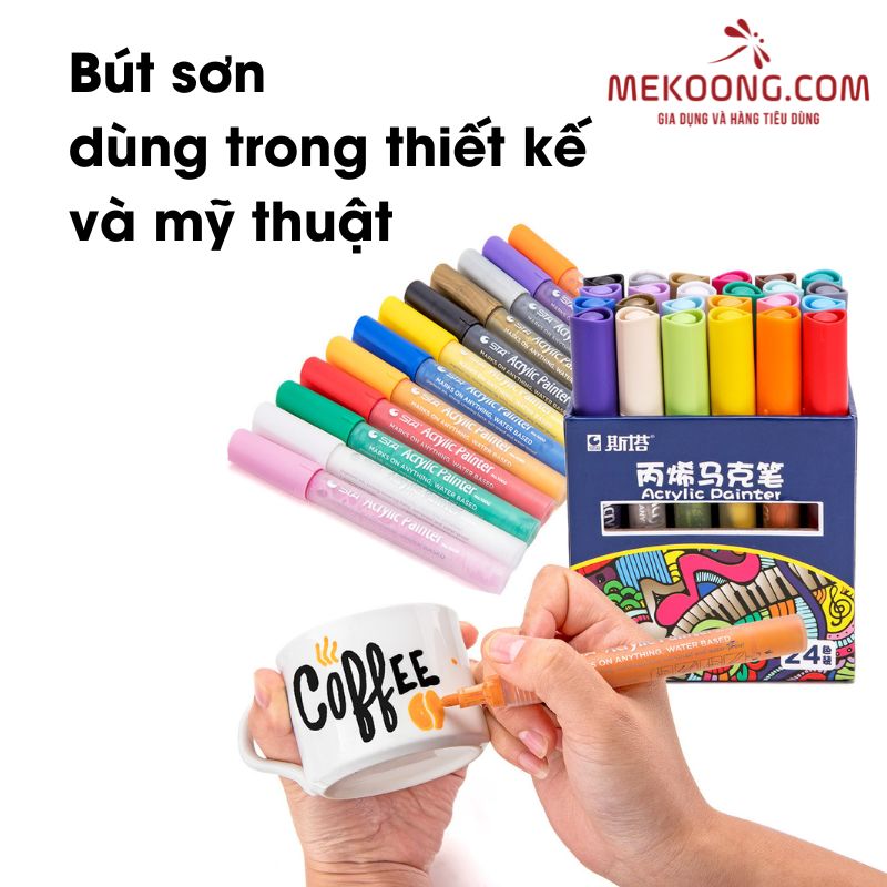 Bút sơn dùng trong thiết kế và mỹ thuật