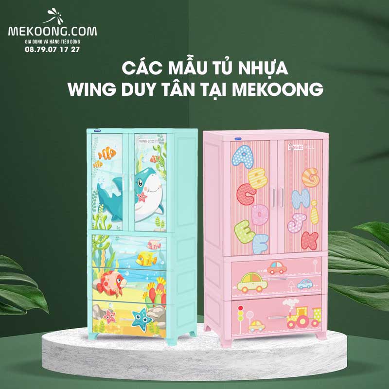 Các Loại Tủ nhựa Wing Duy Tân Bán Chạy Nhất Tại Mekoong