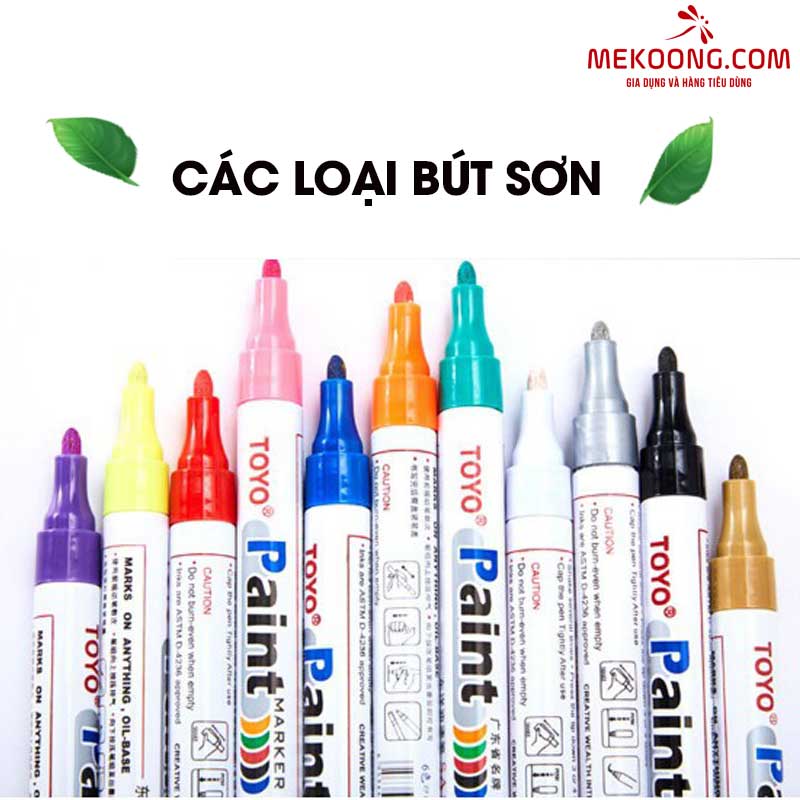 Các loại bút sơn