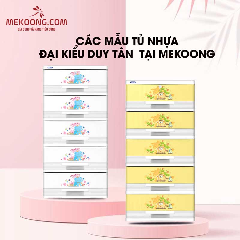 Các loại tủ nhựa đại kiểu Duy Tân tại Mekoong