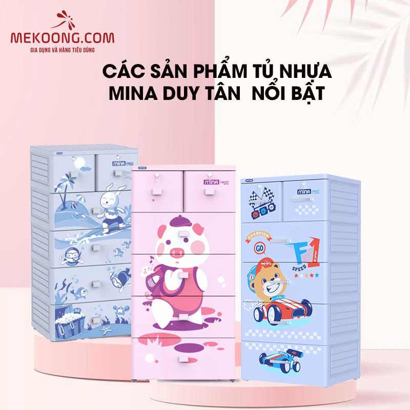 Các sản phẩm Tủ Nhựa Mina Duy Tân Nổi Bật