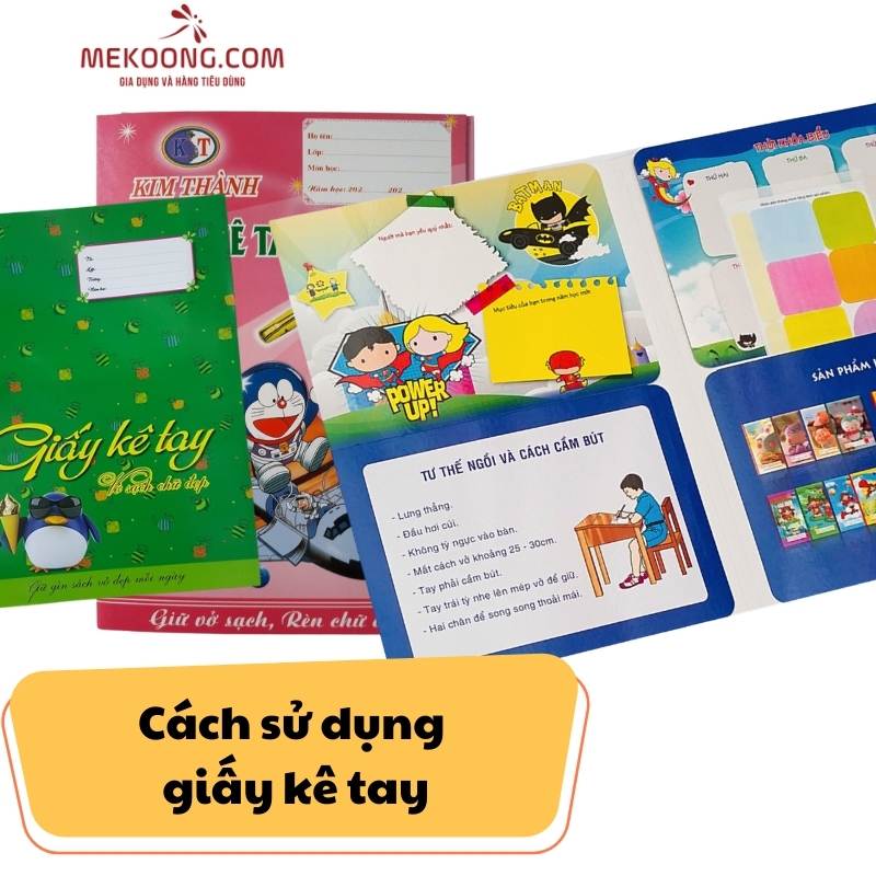 Cách sử dụng giấy kê tay