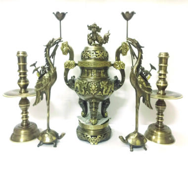 ĐỈNH ĐỒNG NGŨ SỰ 24KG CAO 55 RỒNG NỔI