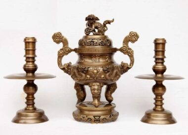 ĐỈNH ĐỒNG 55 TAM SỰ GIẢ CỔ ĐỒNG VÀNG 21KG